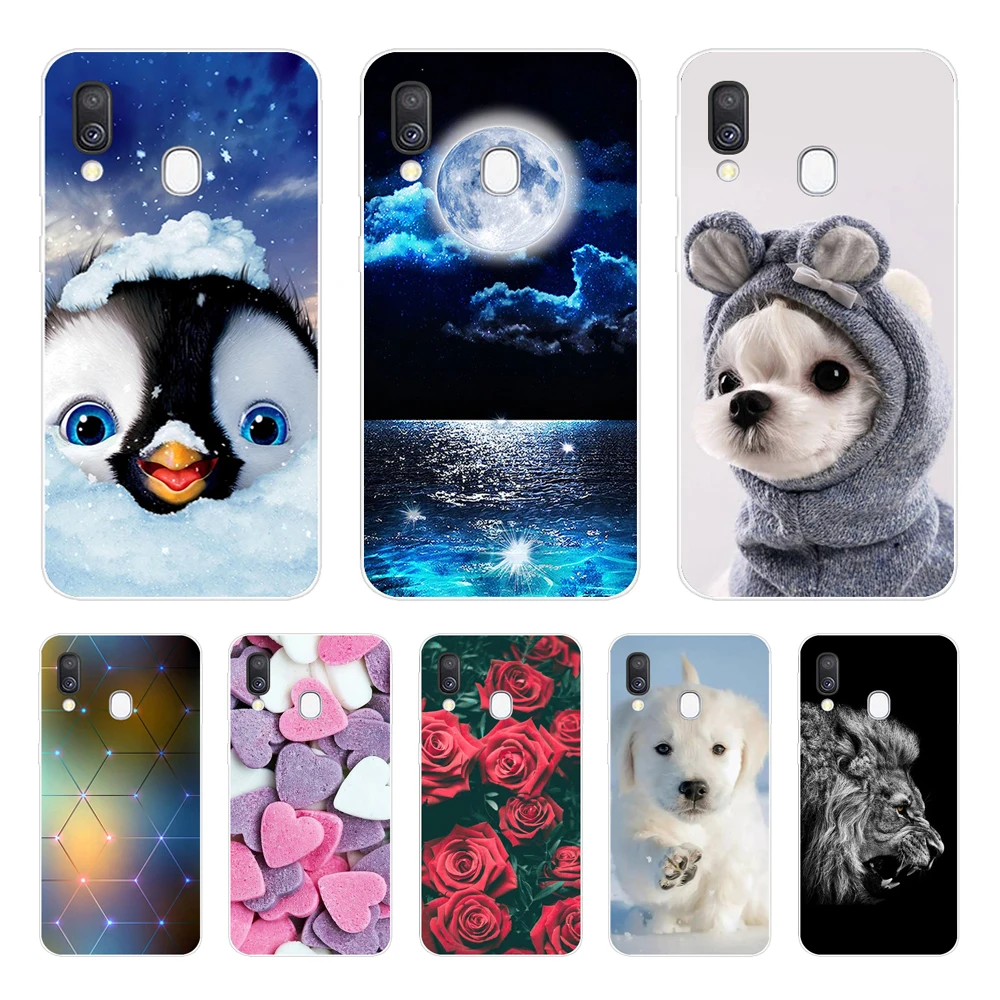 Cases For Samsung A40 Case Soft Silicone Back Cover Phone etui For Samsung Galaxy A40 GalaxyA40 A 40 A405 SM-A405F A405F Cartoon