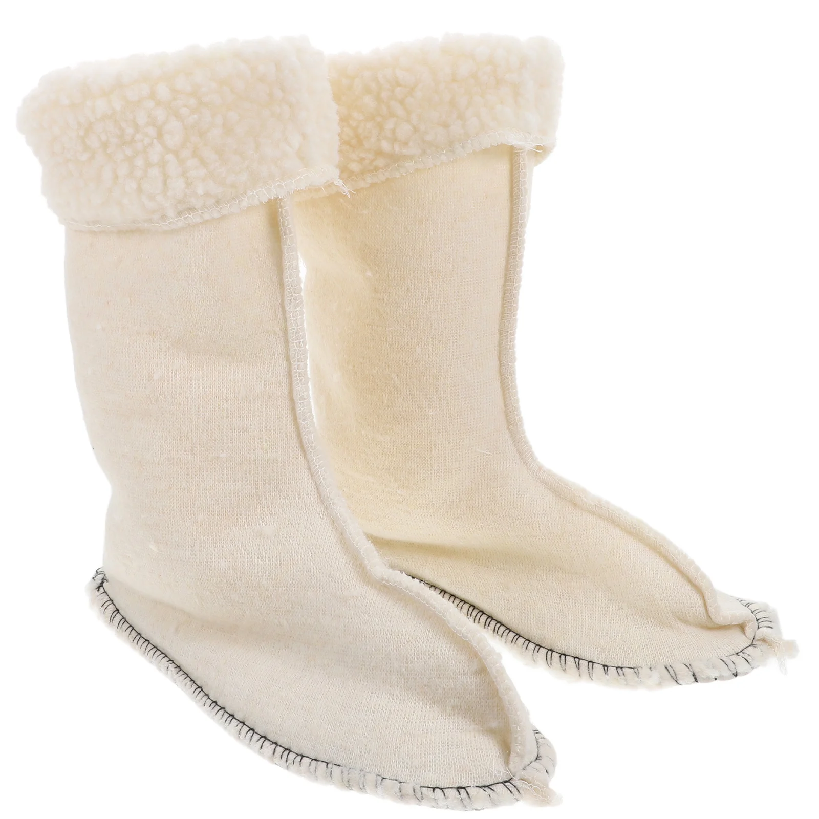 Plüsch-Arbeitsstiefel, Winter-Accessoires, Herren-Innenfutter, dicke Abdeckungen, Regensocken, groß, Damen, zum Gehen, Liner, Gummi