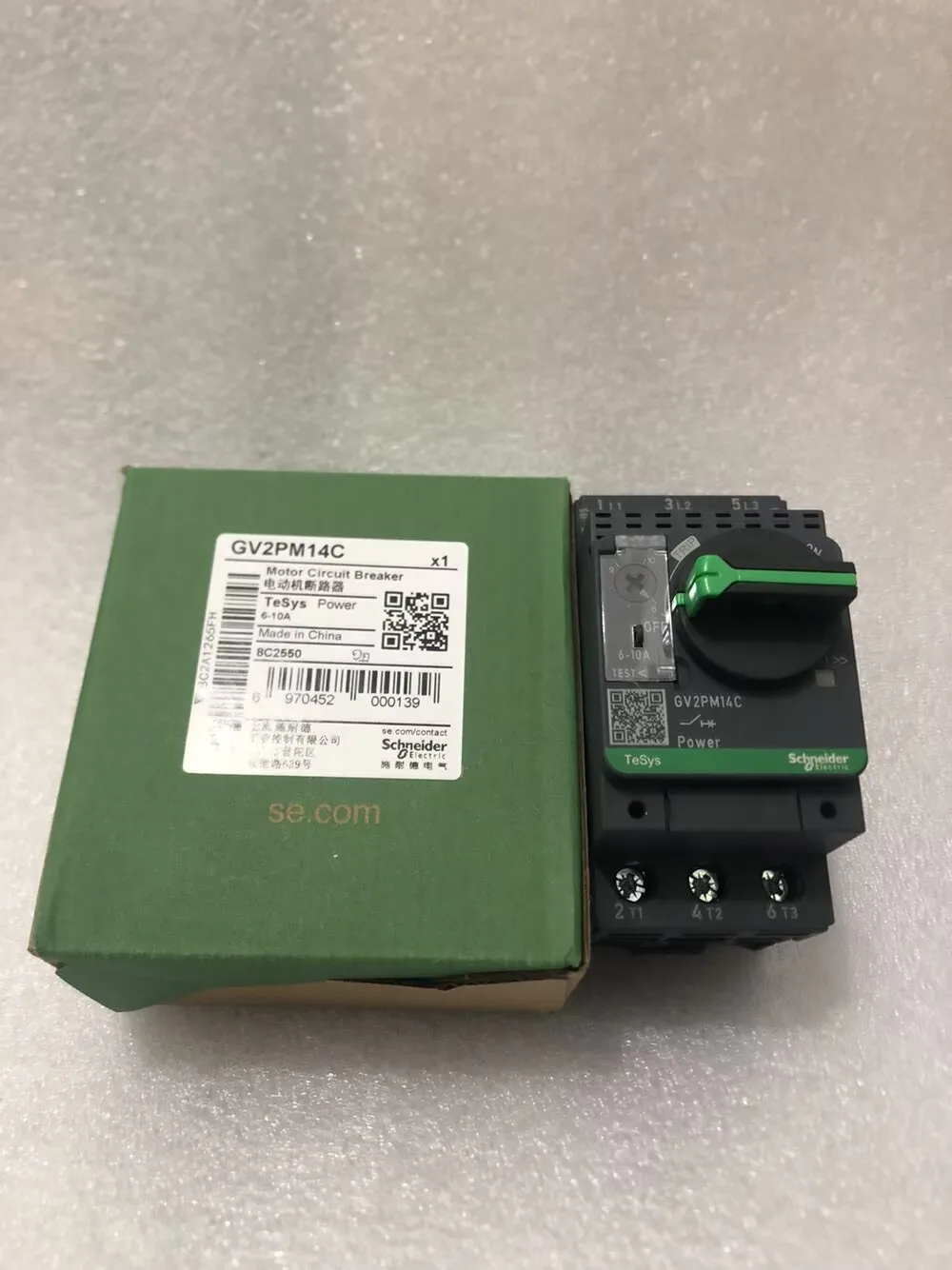 Thermomagnetic circuit breaker for GV2 motor GV2P14  GV2PM14C GV2PM14 GV2-PM14C 6.0-10A