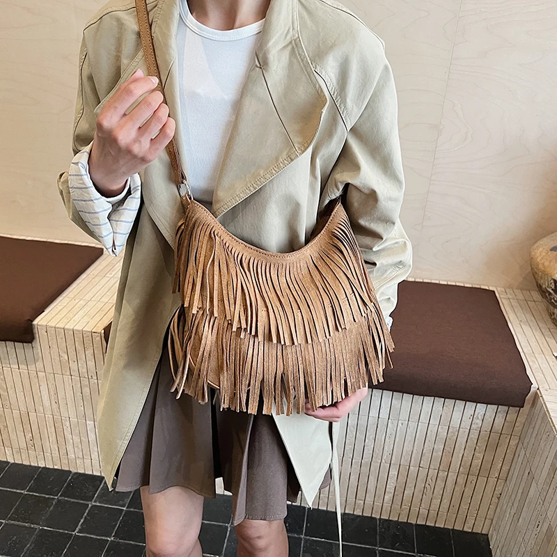 تصميم فاسق نمط بو حقائب كتف جلدية للنساء 2025 شرابات حقيبة كروسبودي جديدة أزياء الإناث ​ حقائب اليد الفاخرة