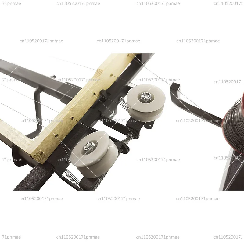Wooden honeycomb frame threading tool, nest frame tightener, beekeeping accessory for easy installation