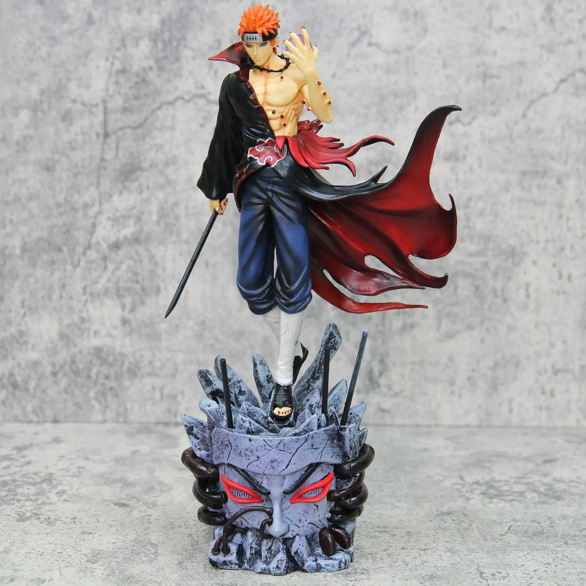 Akatsuki oto Battle Ver, 30cm GK PVC Action Figure Anime Statue, Modèle de collection, Jouets pour enfants, Cadeaux de beurre