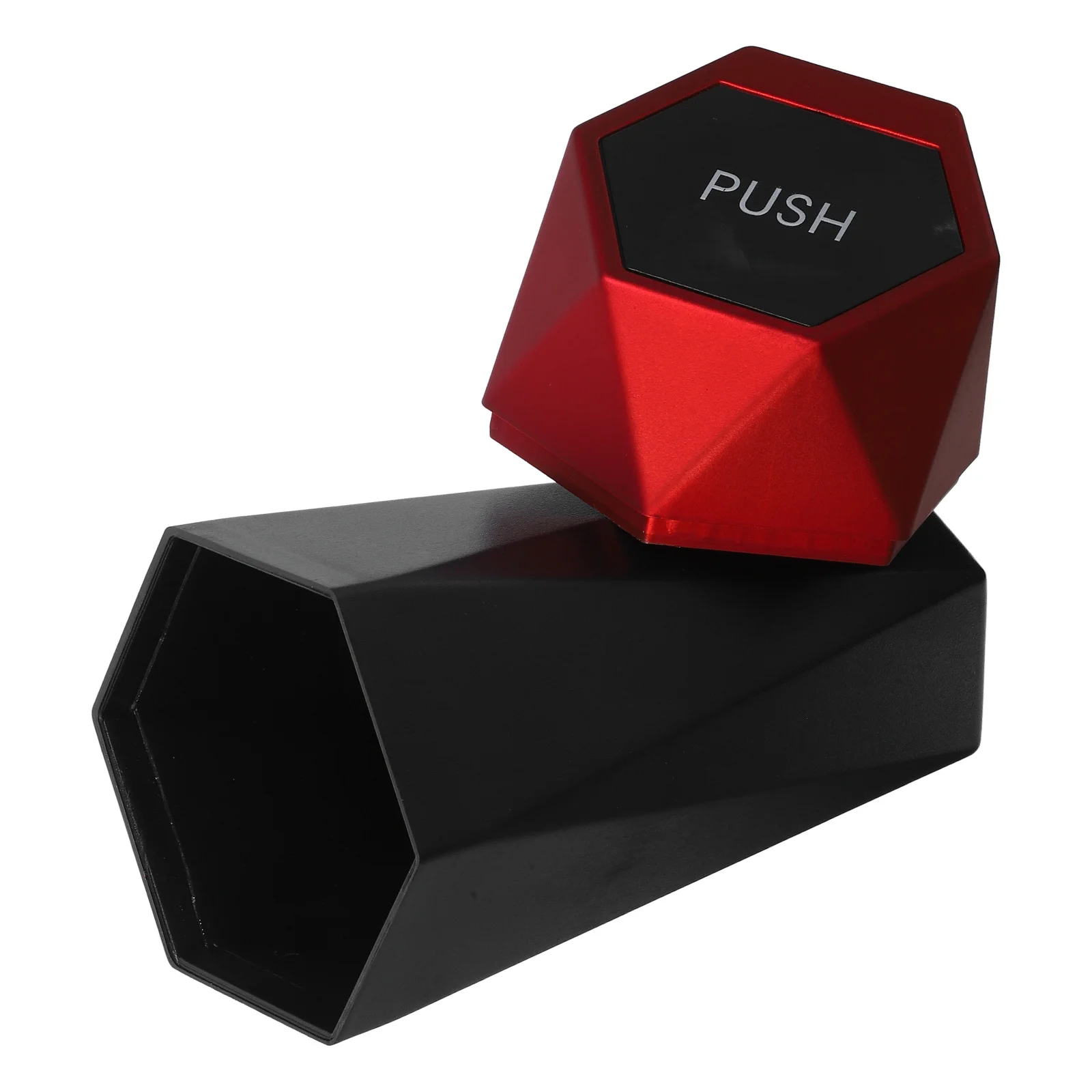 

Small Car Trash Can Compact Design Fits Cup Holder Portable Auto Waste Container PP Material Vehicle Organizer