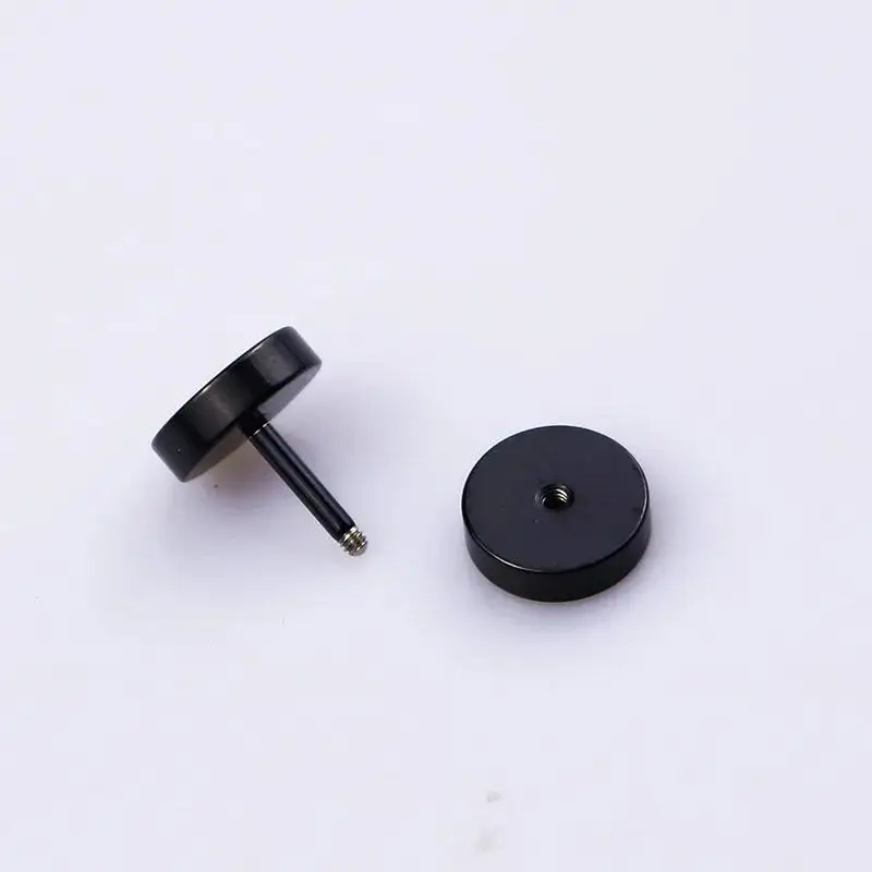 2pcs Anime Jujustu Kaiisen Geto Suguru Cosplay Earrings Ear Clip Black Stud Earring Men Comic Cos Jewelry Accessories Props Gift