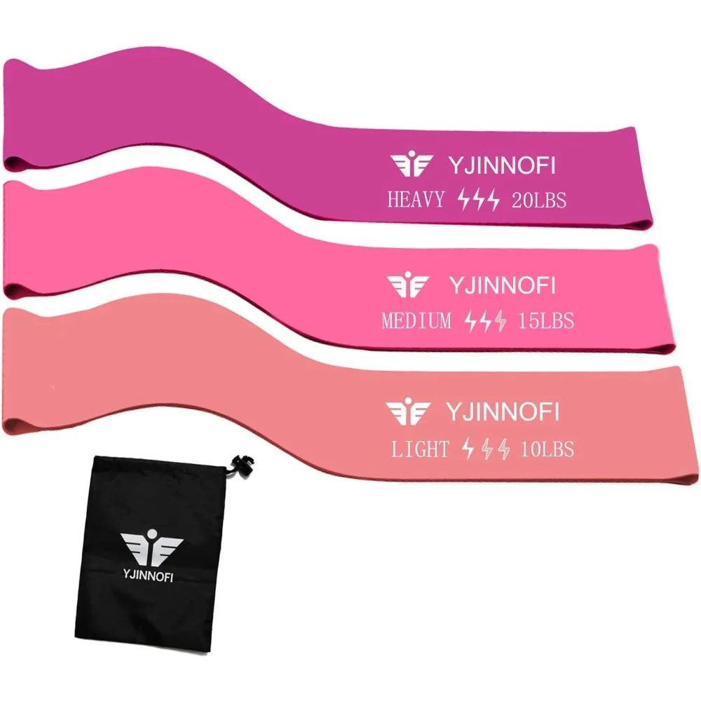 Professional Resistance Bands Set for Home Workouts 3 Pack with Door Anchor Handles Ankle Straps Carry Bag Exercise Bands for Strength Training Muscle Building Yoga Pilates Stretching Physical Therapy Fitness Equipment