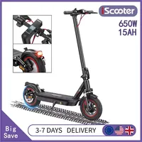 iScooter Electric Scooter 650W Motor 36V15Ah 10inch Foldable Electric Kick Scooter 45km Max Range Electric eScooter With APP,i10