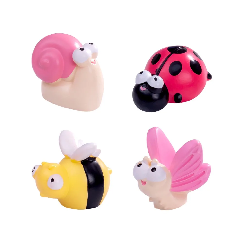 1pc cute small insect resin statue DIY craft accessory, suitable for decorating small scenes or being used as a decorative item.