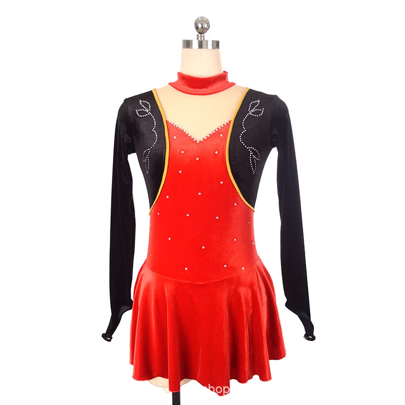 

Customized Children's Adult Figure Skating Dress Girls' Performance Dress Competition Grade Skirt Leotard Gymnastics