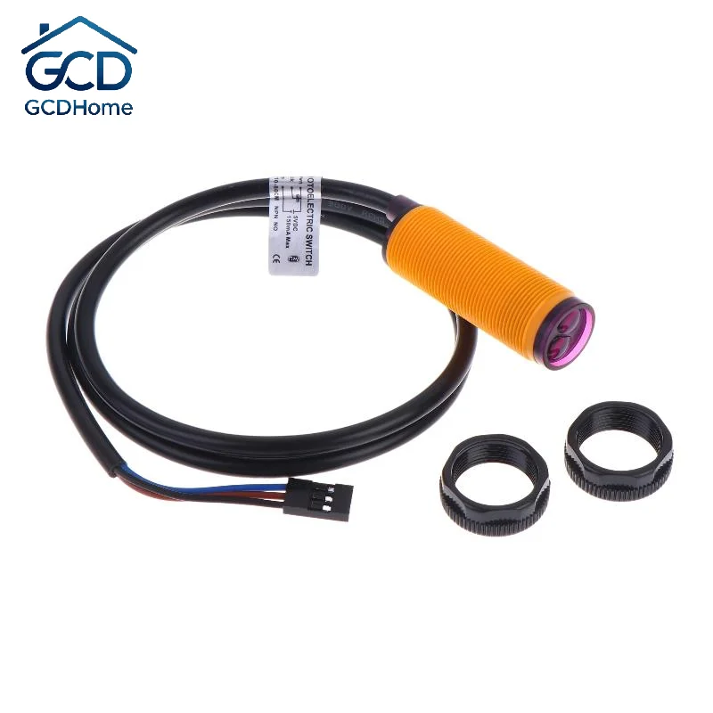 Infrared 5V E18-D80NK Sensor for Effective Obstacle Avoidance in DIY Robotics Kits