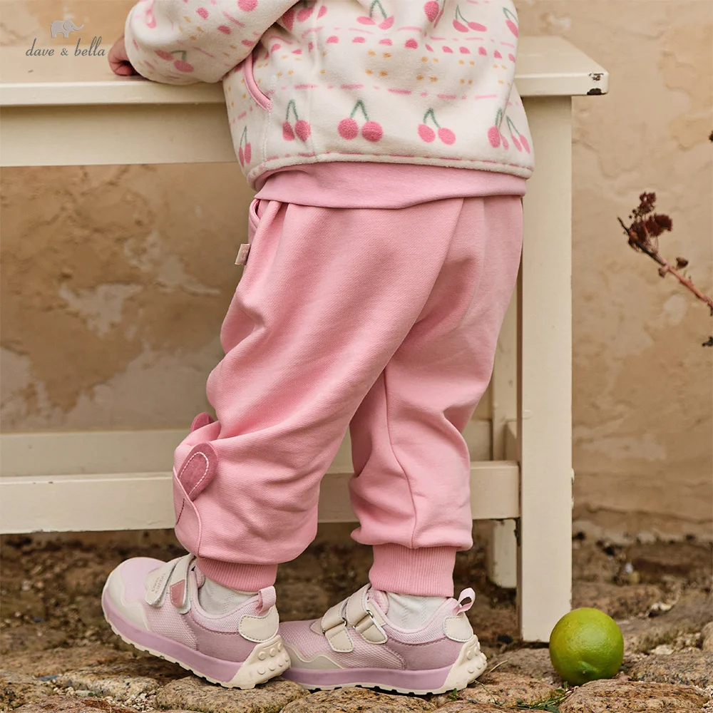 

Dave Bella Children Pants Summer Spring Girls Boys Cotton Knitted Trousers Elastic Waist Casual Outerwear Kids Clothes DB1260150