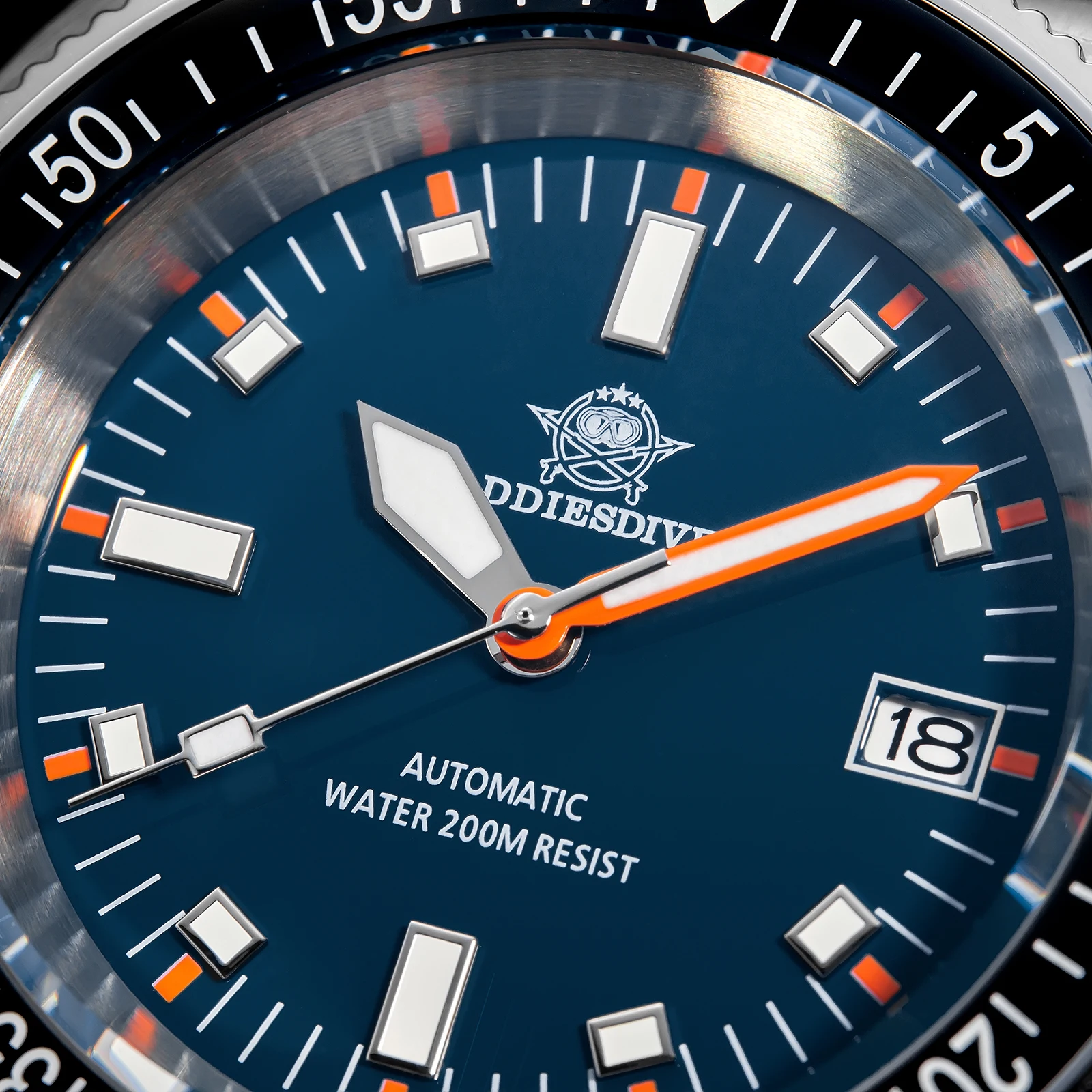 ADDIESDIVE 2025 New AD2081 Watch For Men NH35A Automatic Mechanical Watches Sapphire Glass Blue/Orange/Black Dial Luminous Watch