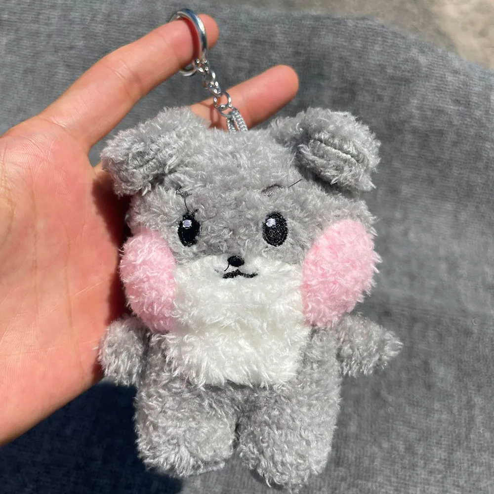 10CM KPOP ZEROBASEONE ZERONI Plush Toy Keyring Zhanghao Ricky Gyuvin Hanbin Yujin Stuffed Doll Pendant Bag Key Decor Fans Gift