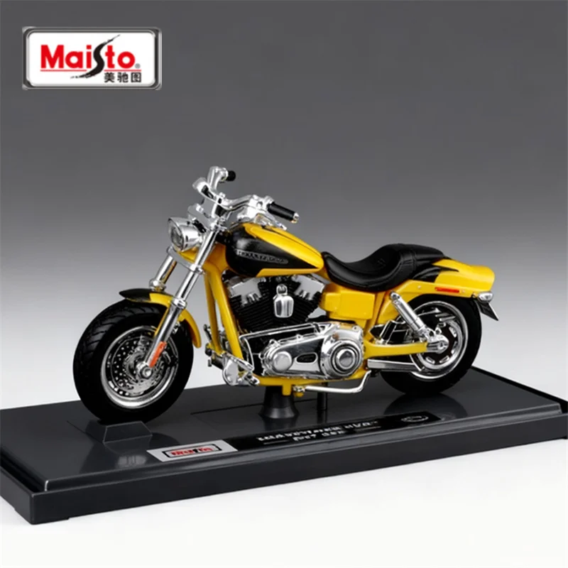 

Maisto 1:18 Harley 2009, FXDFSE CVO Fat Bob, спортивная круизная модель мотоцикла из сплава, литая под давлением модель мотоцикла для уличных гонок, подарок для детей