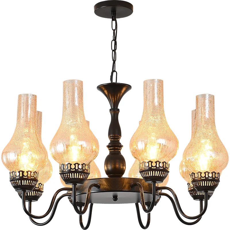 

American rural antique lamp personality creative nostalgic retro horse lamp wine bar restaurant B & B inn lamps for living room