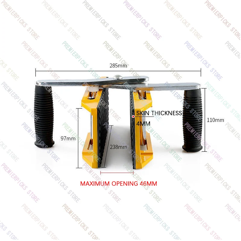 Double magic clip handling double  marble glass lifting   plate clamping appliance