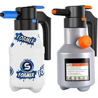 Pulverizador de espuma eléctrico para lavado de coches, pulverizador manual doméstico para lavado de coches, pulverizador de espuma a presión de aire para jardinería, 1.5L