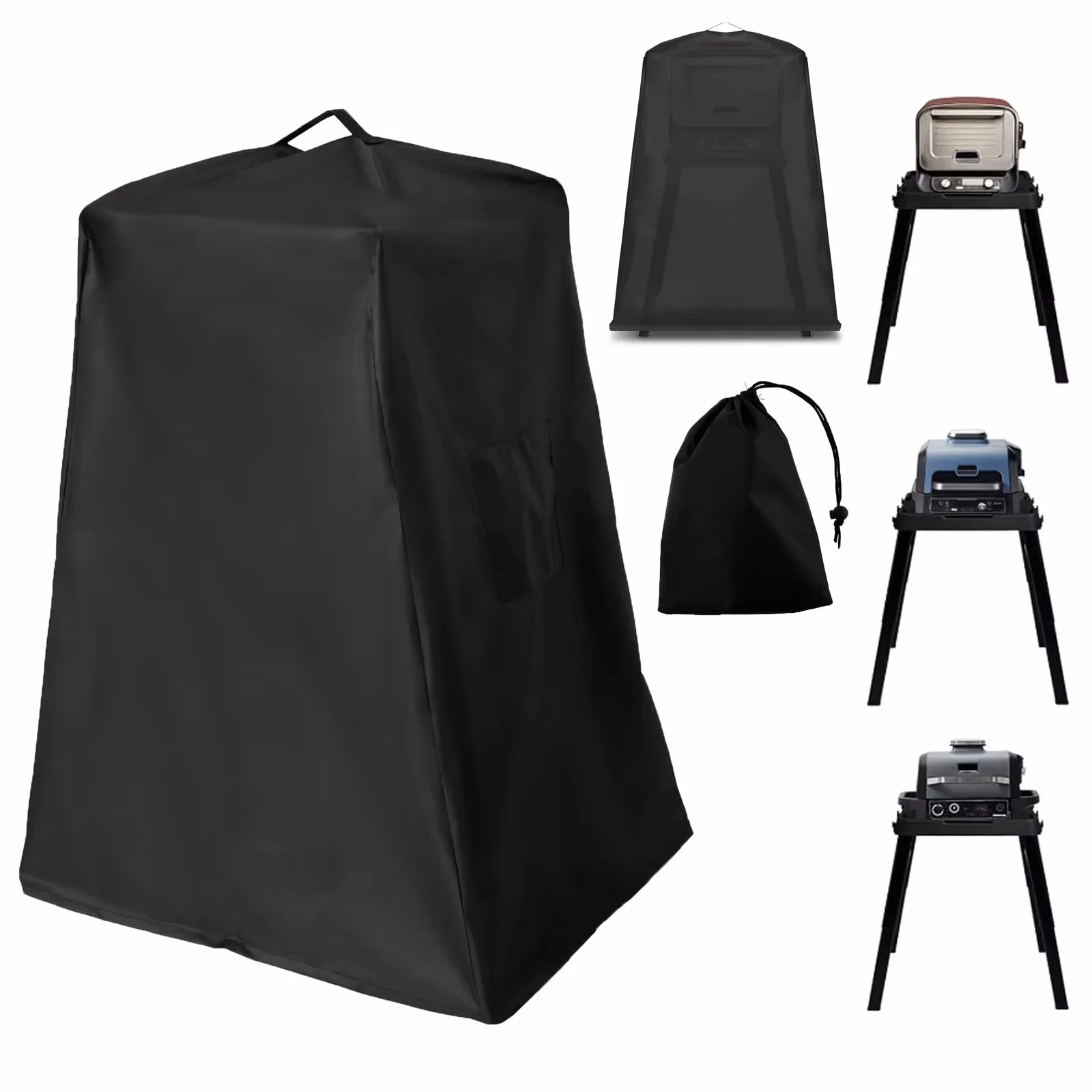 Pizza Oven Cover Waterproof 210D Oxford Cloth Portable Outdoor Grill Oven Protective Cover Camping Outdoor Garden BBQ Accessorie