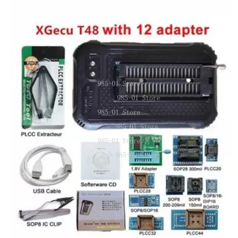 TL866 III T48 USB Universal Programmer, TL866II Plus NAND EMMC Flash Burner