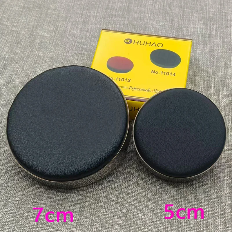 

5cm/7cm Watch Movement Casing Cushion Leather Protective Pad Holder for Watchmaker Watch Part Glass Repair Battery Change Tools
