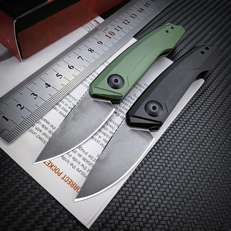 

Portable 7250 Pocket Folding Outdoor Camping Knife CPM154 Blade Aluminium Handle Hunting Survival Tactical Fruit Knives EDC Tool