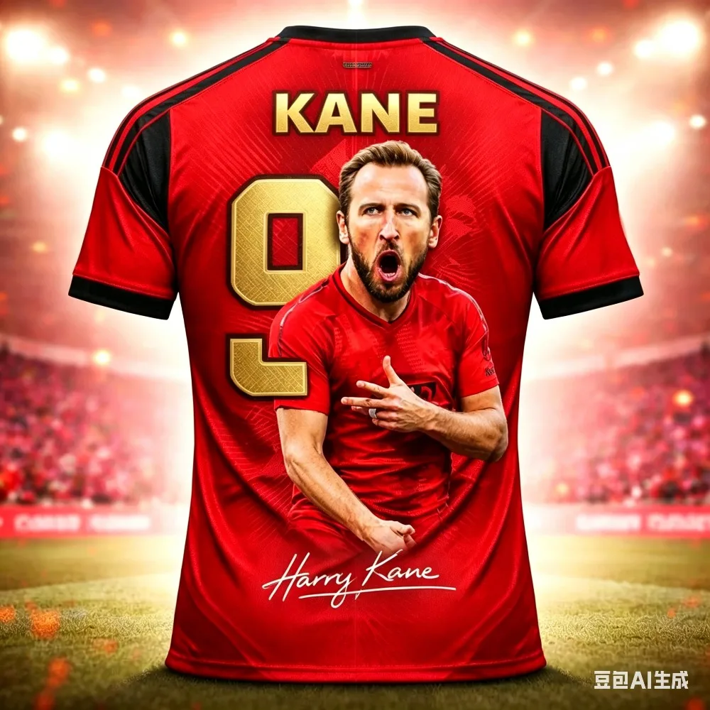 

Kane Style 3D Pattern Printing Summer Children's Family Clothing Football Shirt T-Shirt Suitable for Daily Wear Top