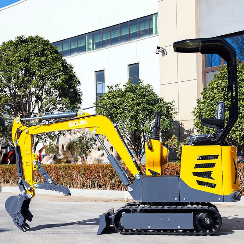 SDJK mini excavator EPA/euro V Price 0.8 ton 1 ton 2 ton mini Excavator Hydraulic Small Micro Digger Machine Prices for Sale