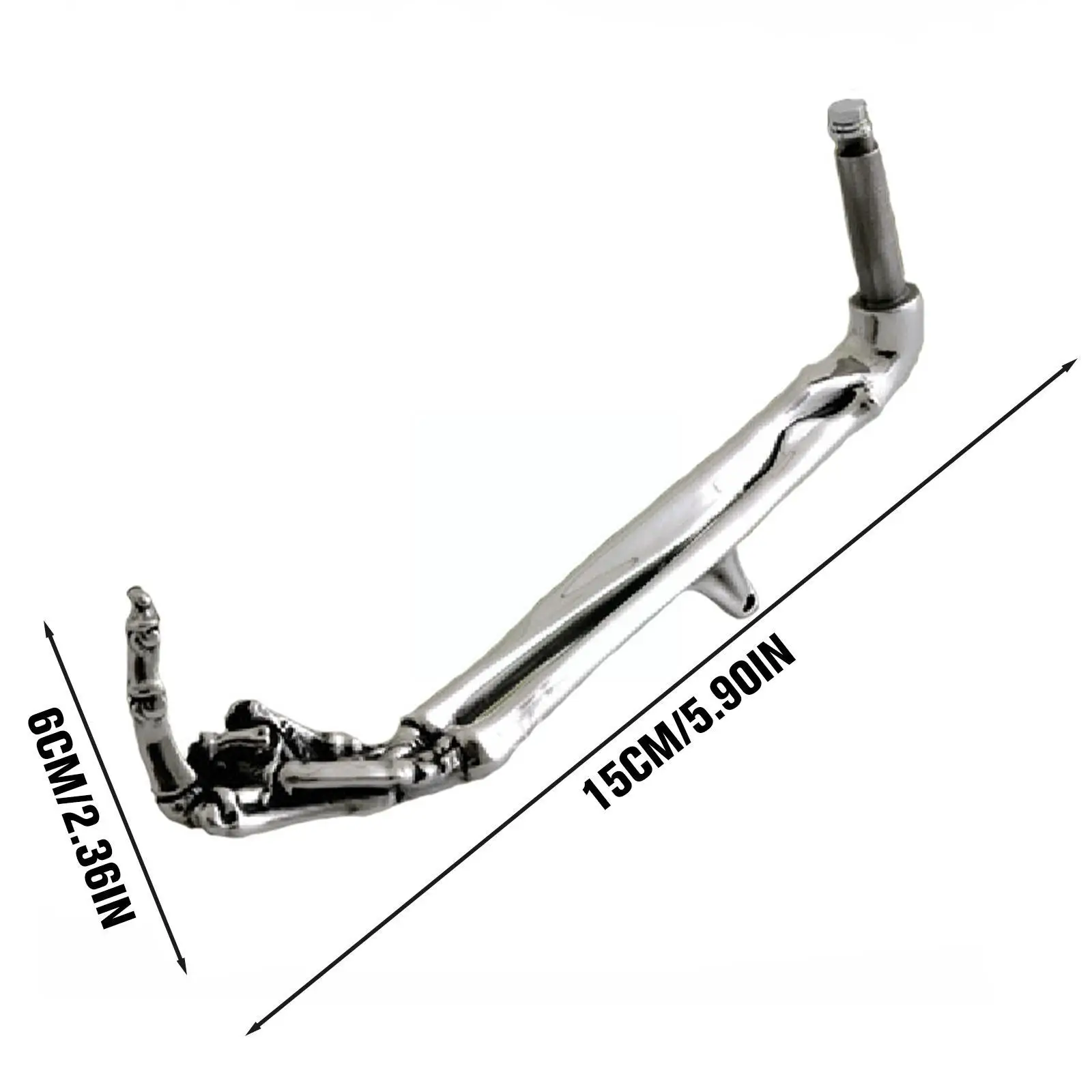 Gothic Unique Small Motorcycle Kickstand Foot Side Joints Kickstand Bicycle Stand Kicks Alloy Aluminum Finger Adjus V7t2