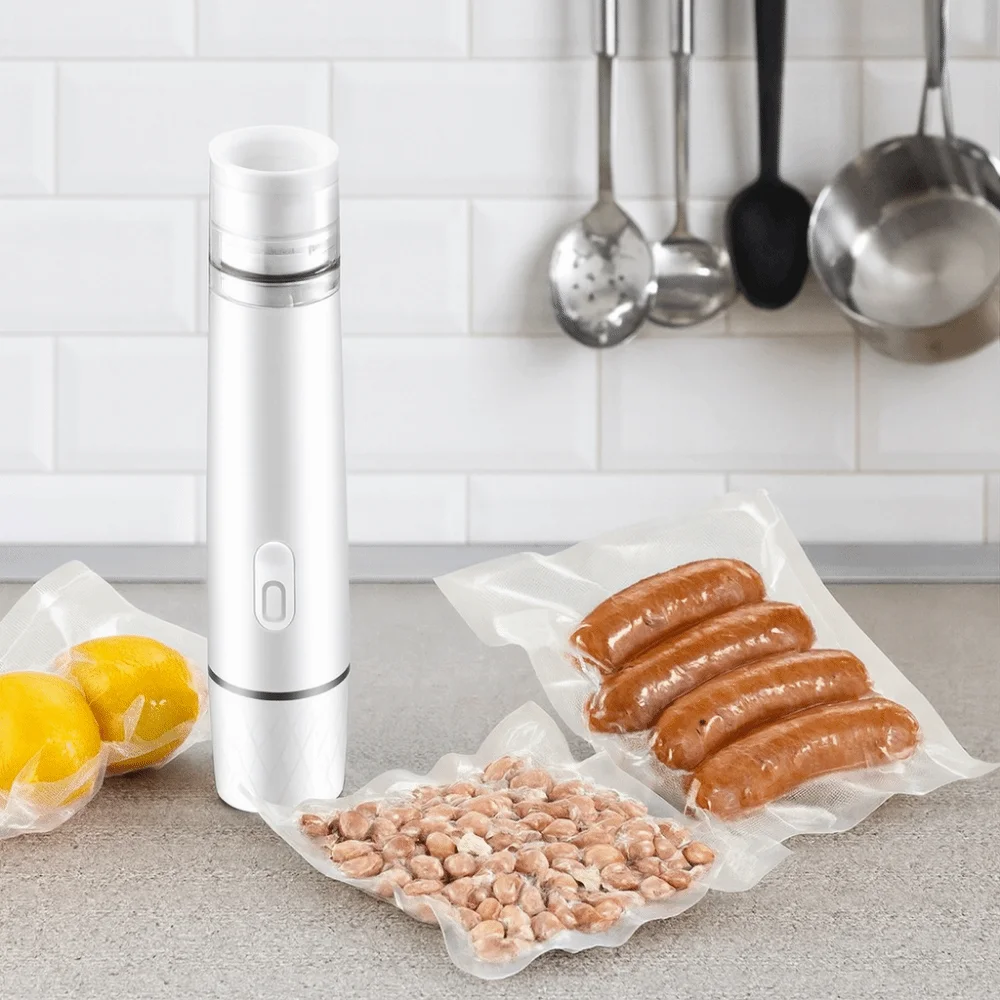Handheld Food Bag Sealed Wand Mini Wet And Dry Use Automatic Vacuum Sealer Powerful USB Rechargeable Food Bag Sealer