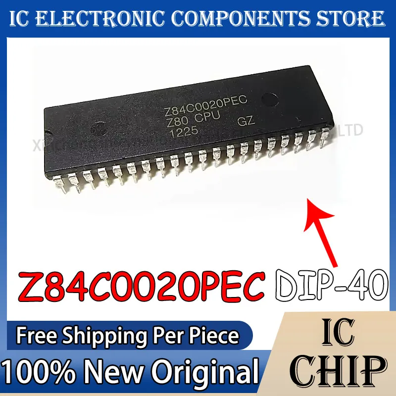 (5piece)100% New Z84C0020PEC Z84C0020 84C0020 DIP-40 Chipset
