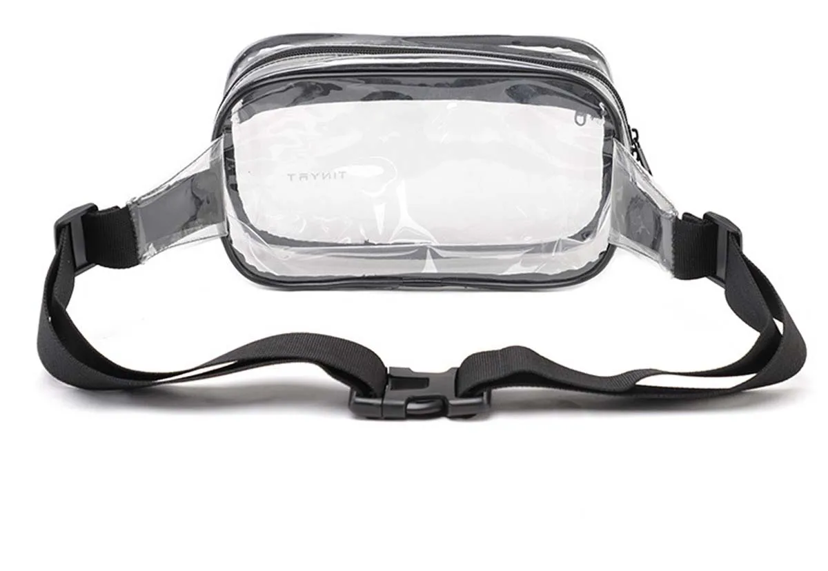 Transparent Fanny Pack Wholesale Cross-border Pvc Anti-splash Outdoor Crossbody Bag Beach Net Celebrity Ins Shoulder Bag