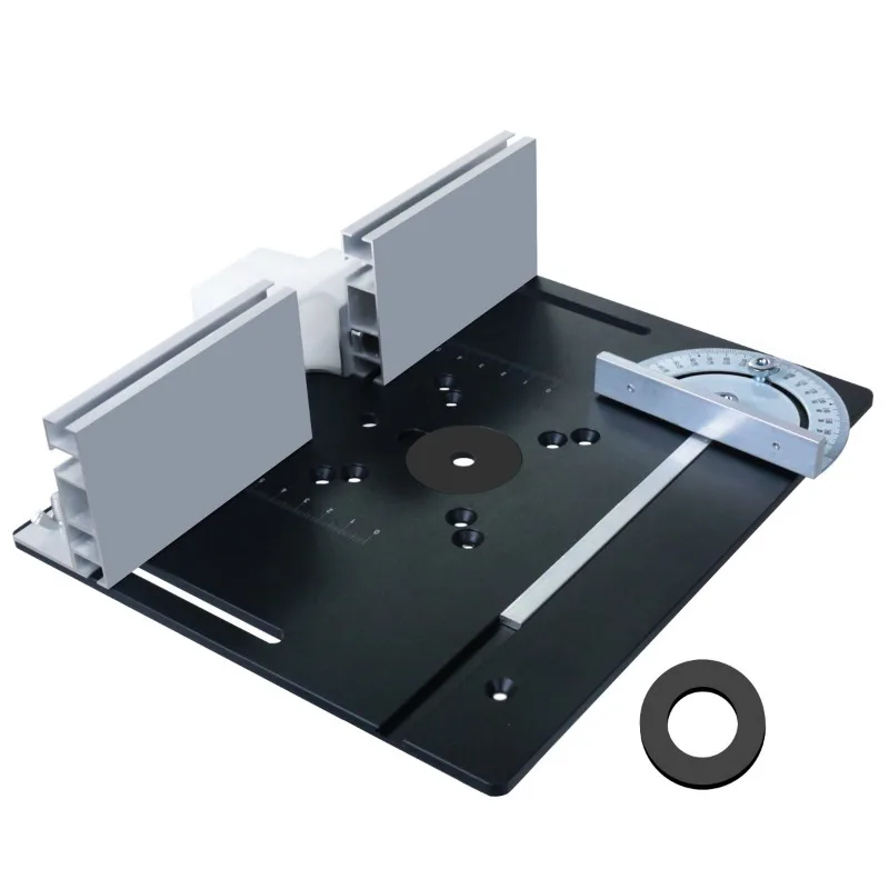 

Вставка для фрезерного стола C8, откидная пластина из алюминиевого сплава, высокоточный аксессуар для электрических фрезеров и триммеров