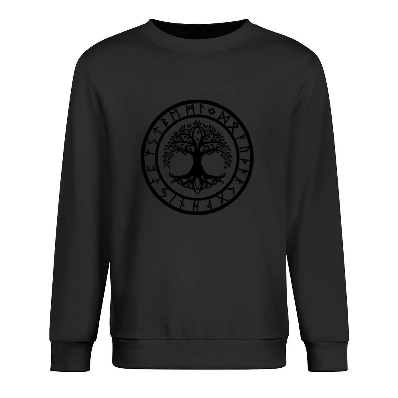 

Yggdrasil /// Rune Circle (Variant I) Pullover men's clothing mens clothes clothes for men sweatshirt for men