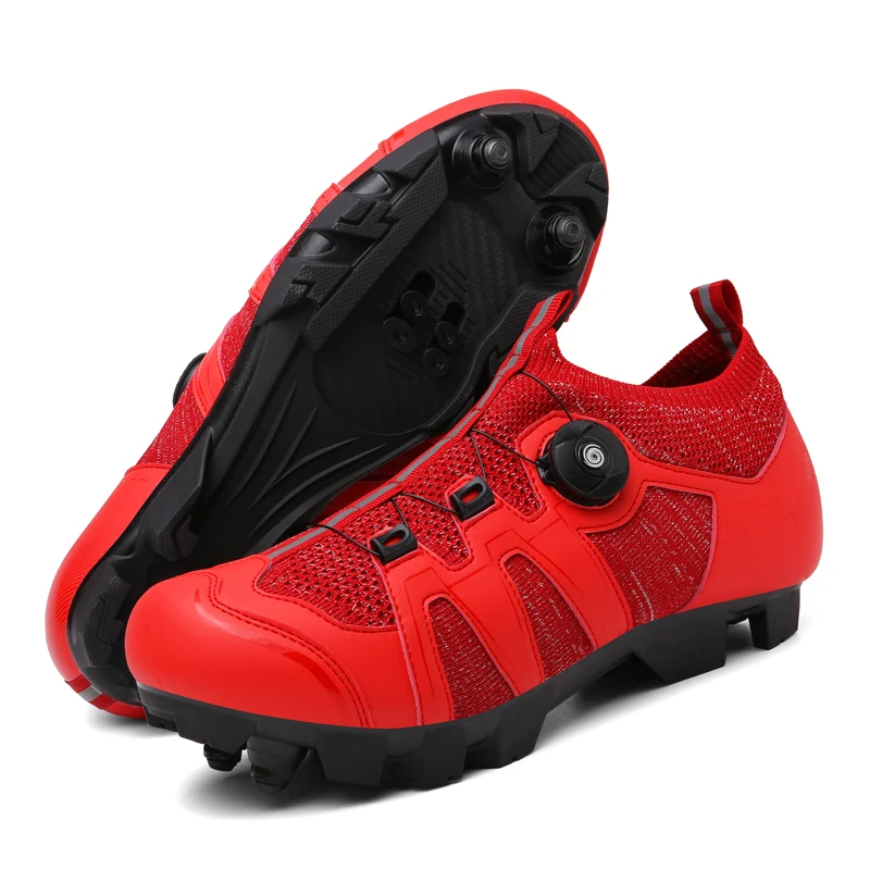 Männer MTB Radfahren Schuhe Atmungsaktive Stollen Rennrad Schuhe Racing Geschwindigkeit Turnschuhe Frauen Mountainbike Schuhe für Shimano SPD SL – Detail 27