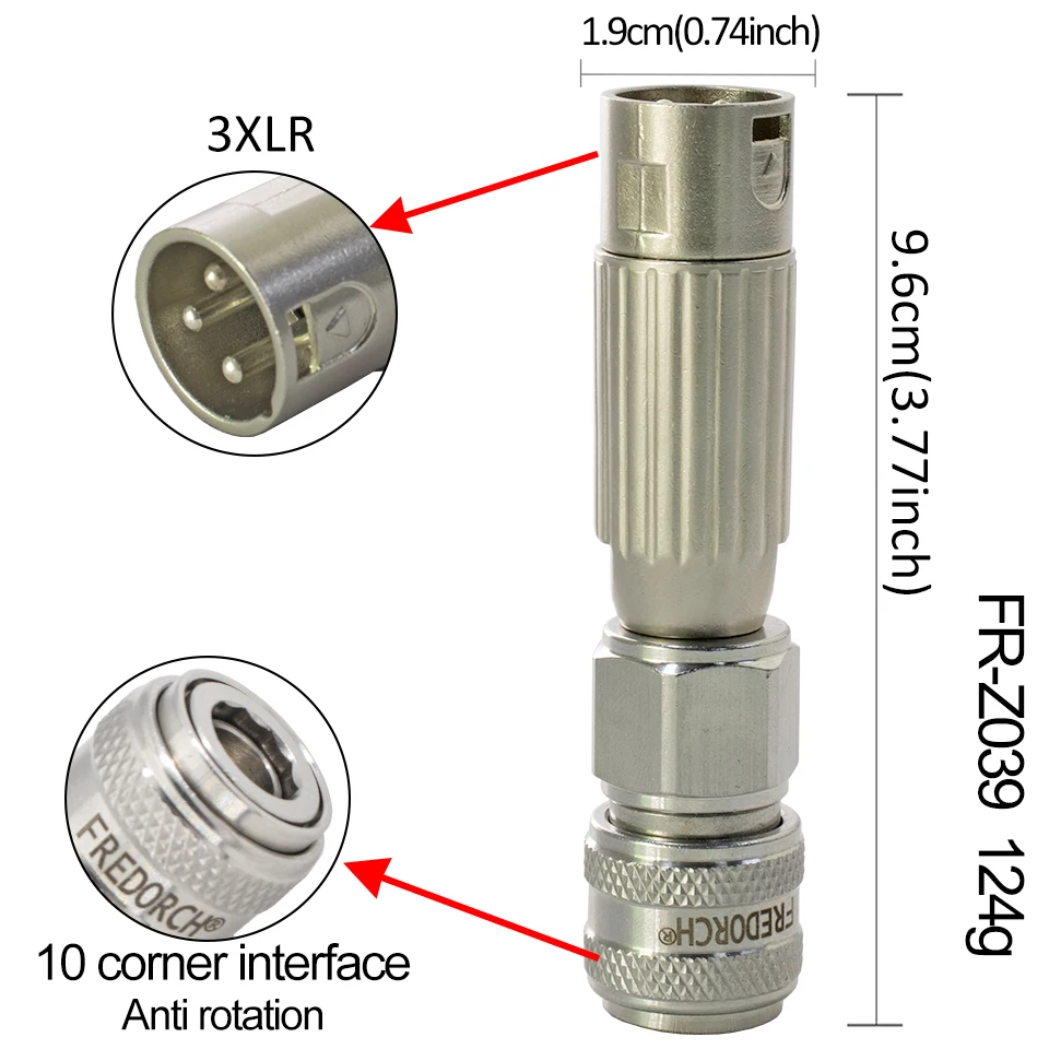 FREDORCH 3XLR Sex Machine Attachments Extension Rod Tube Love Machines 3Prong Accessories Cannon Dildo Male Masturbation Cup view 5