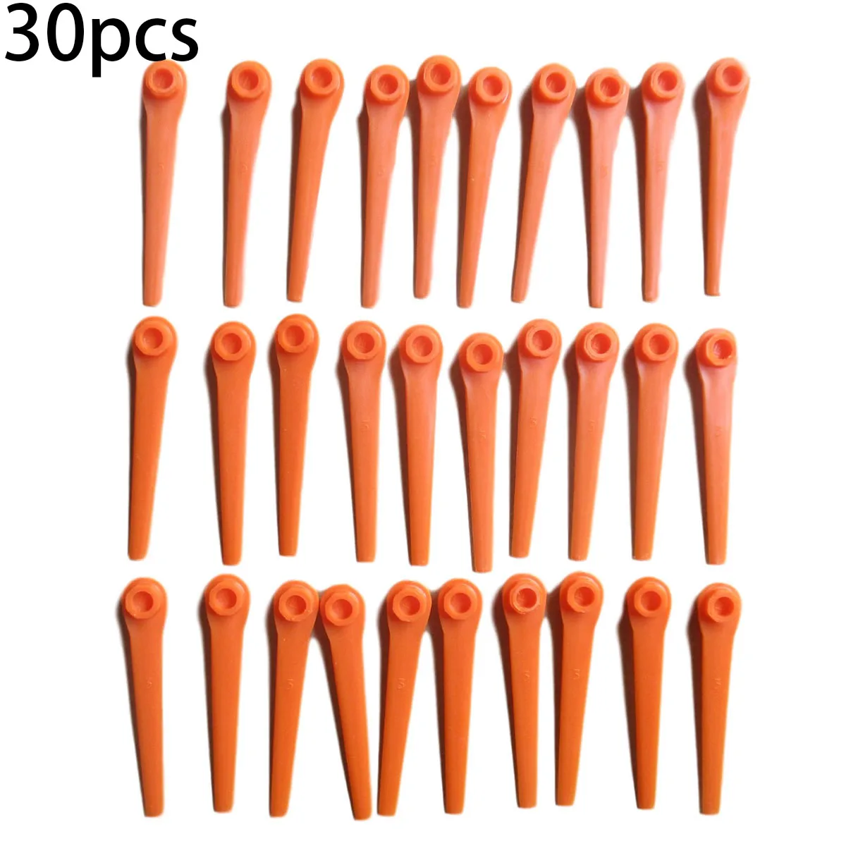 

30pc Grass Trimmer Part Plastic Blade Equipment Garden Accessories Garden Grass Cutter Trimmer LawnMower Blades 68mm