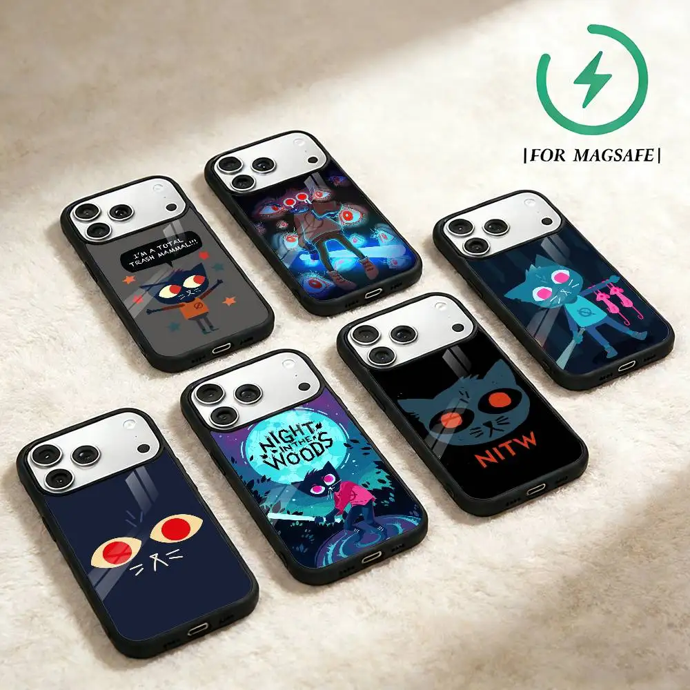 Adventure Games Night In The Woods Phone Case For iPhone 17,16,15,14,13,12,Plus,Pro,Max for Magsafe Magnetic Wireless Charging