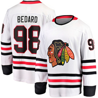 Hockey Jersey - White with Red/Black Accents \