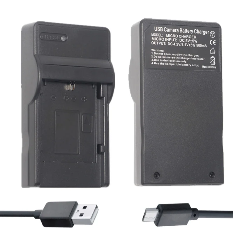 1~3 Pcs USB Camera Battery Charger for Olympus Li-12B Stylus 300 400 500 MJU 300 10 15 500 Verve 800 Camedia C-50 X-1 X-500 X-2