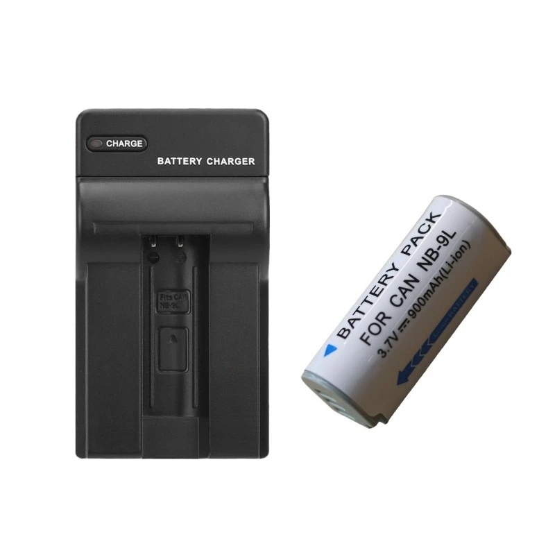 Baterai Kamera NB-9L + Pengisi Daya USB untuk Canon PowerShot N N2 ELPH 510 HS ELPH 520 ELPH 530 HS SD4500 IS IXUS 1000 HS IXY 50S