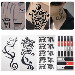Anime Tokyo revdövme çıkartmalar Draken Cosplay Sticker Ken Ryuguji su geçirmez dövme etiket Cosplay cadılar bayramı aksesuarları