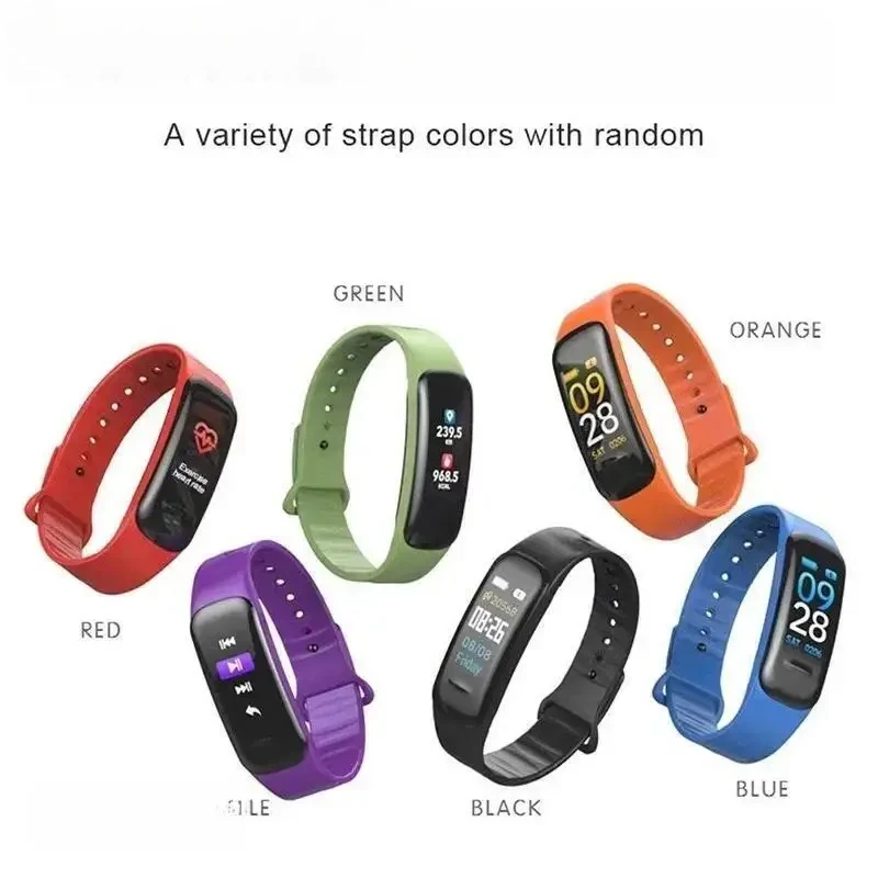 C1 Plus Smart Watch Men Women Bluetooth Step Counting Sports Bracelet Fitness Tracker Heart Rate Blood Pressure Sleep image 5