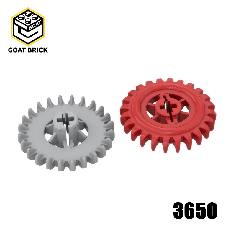 Pièces MOC 3650, équipement de haute technologie, couronne à 24 dents, briques compatibles, blocs de construction à assembler, particules, Puzzle pour enfant, jouet cadeau, 10 pièces