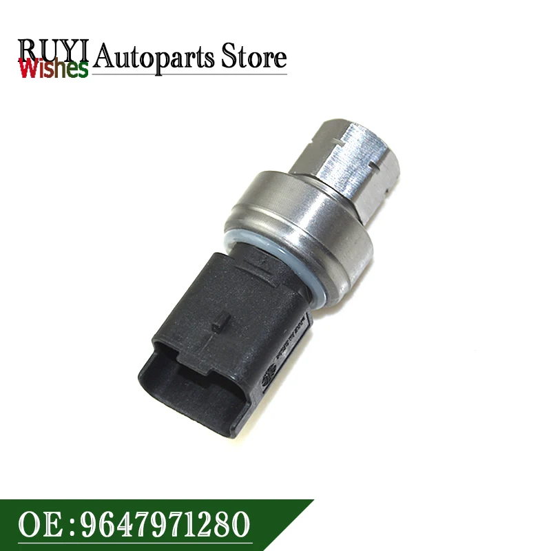 New 9647971280 6455Z3 A/C Pressure Switch for Peugeot 406 206 607 307 807 407 Citroen C2 C4 C8