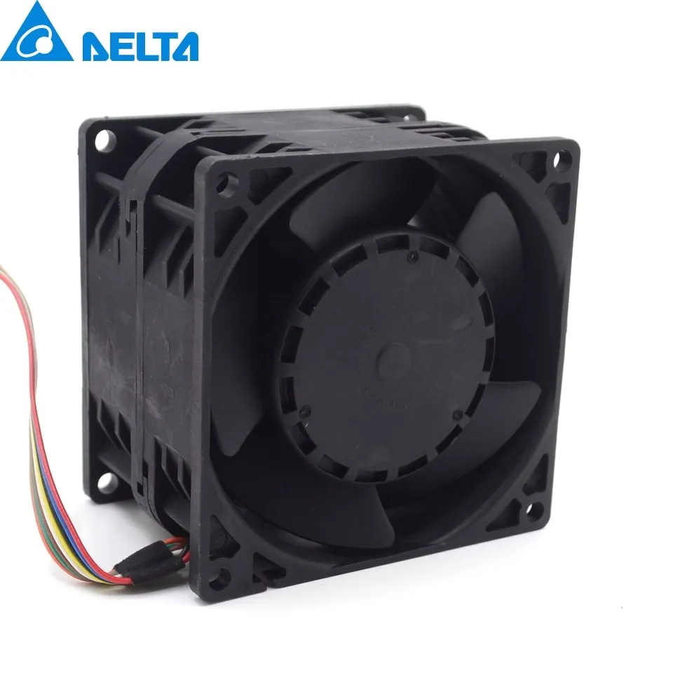 New car booster blower motor fuel modification powerful dual 80mm 8056 2.6A 12V GFC0812DS 80 * 80 mm for Delta