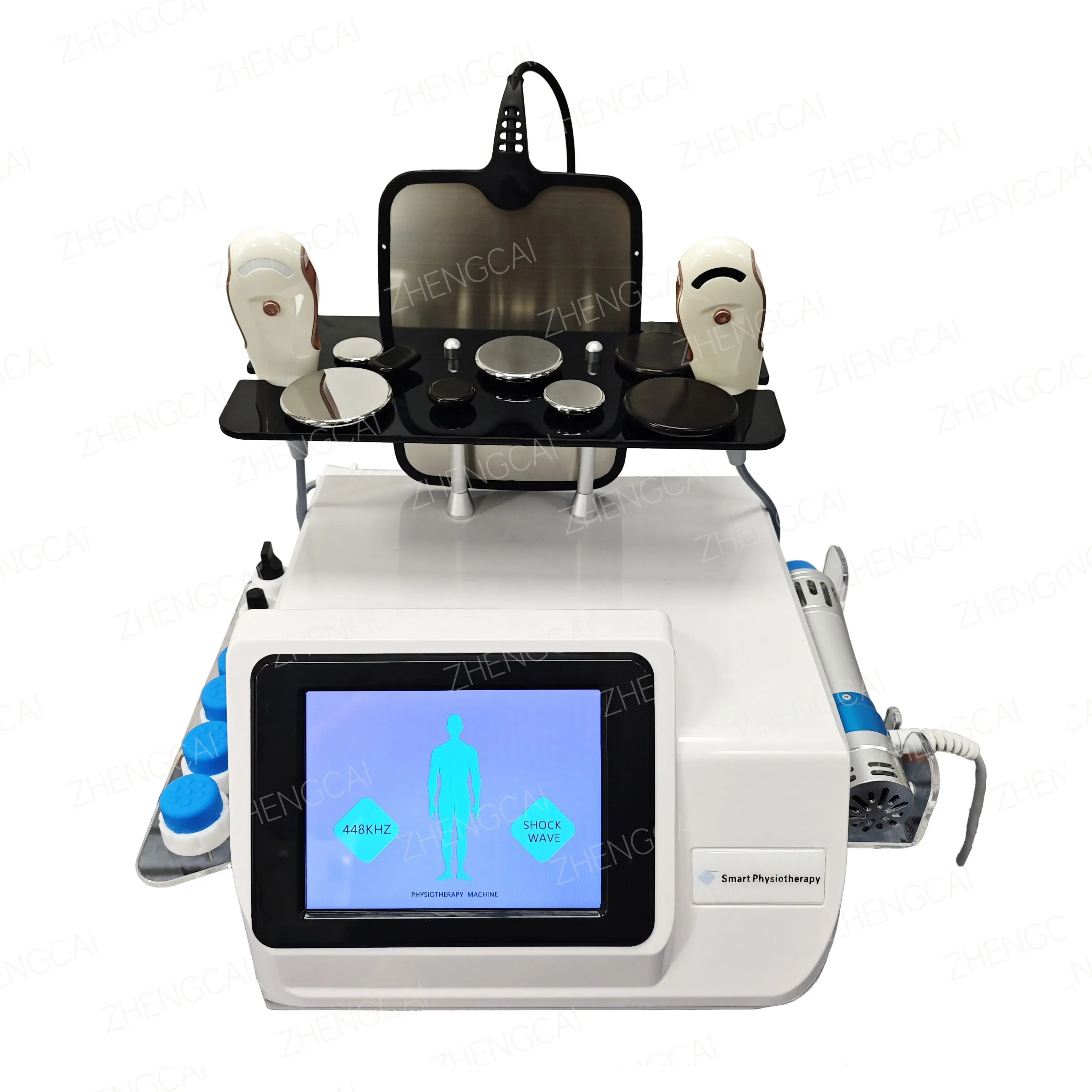 

professional 2 in 1 portable focus shock wave therapy 448k tecar pain relief sport recovery body