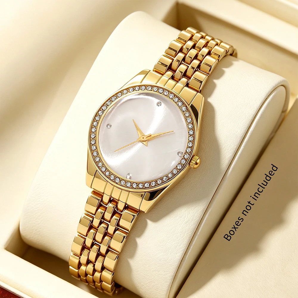 1Pc New Women's Quartz Watch - Gift And Exquisite Combination - Suitable For All Holiday Occasions