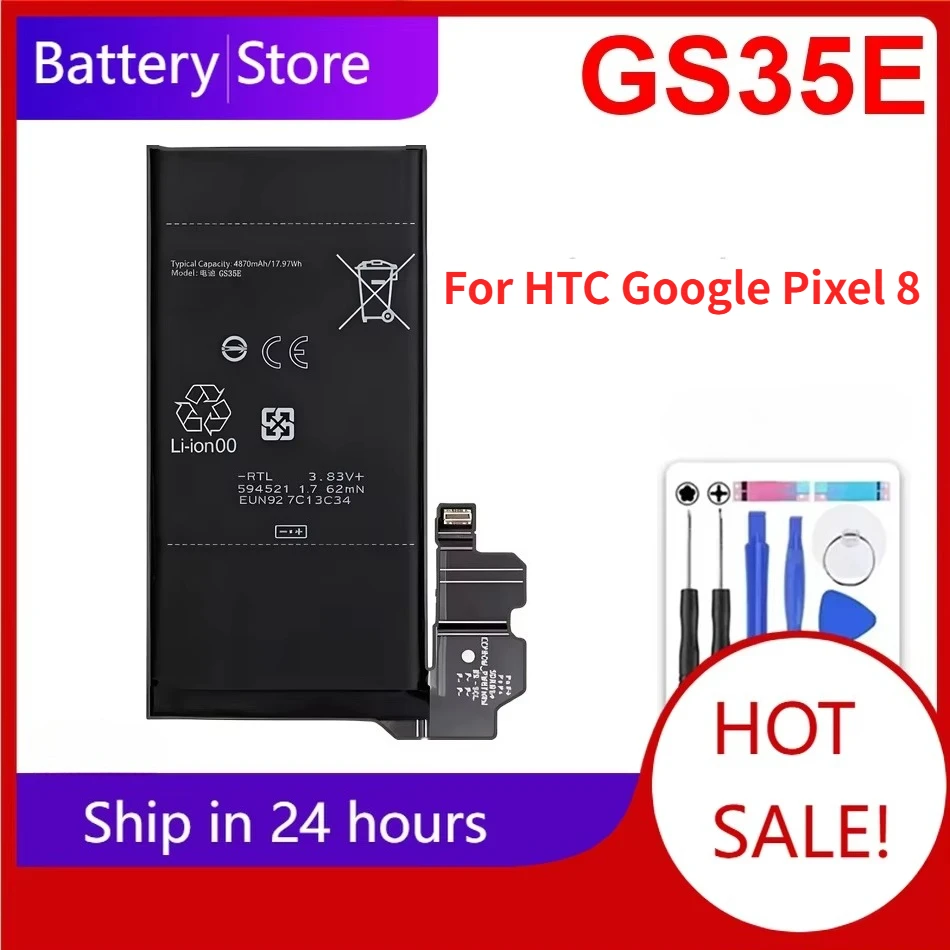 Mobile Phone Battery For HTC Google Pixel 8,GS35E High-Performance Batteries