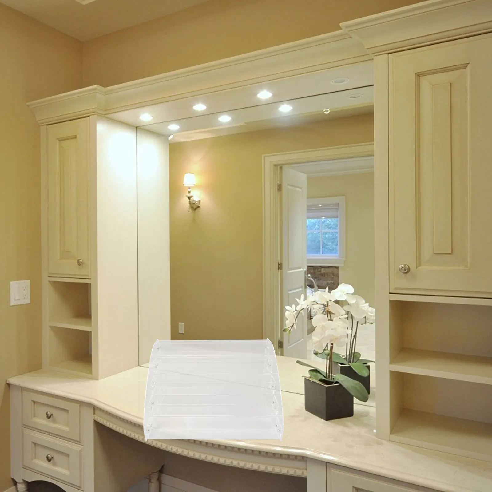 

1Pcs Multi-Layer Acrylic Nail Polish Storage Rack Organizer Makeup Display Holder Space-Saving Design