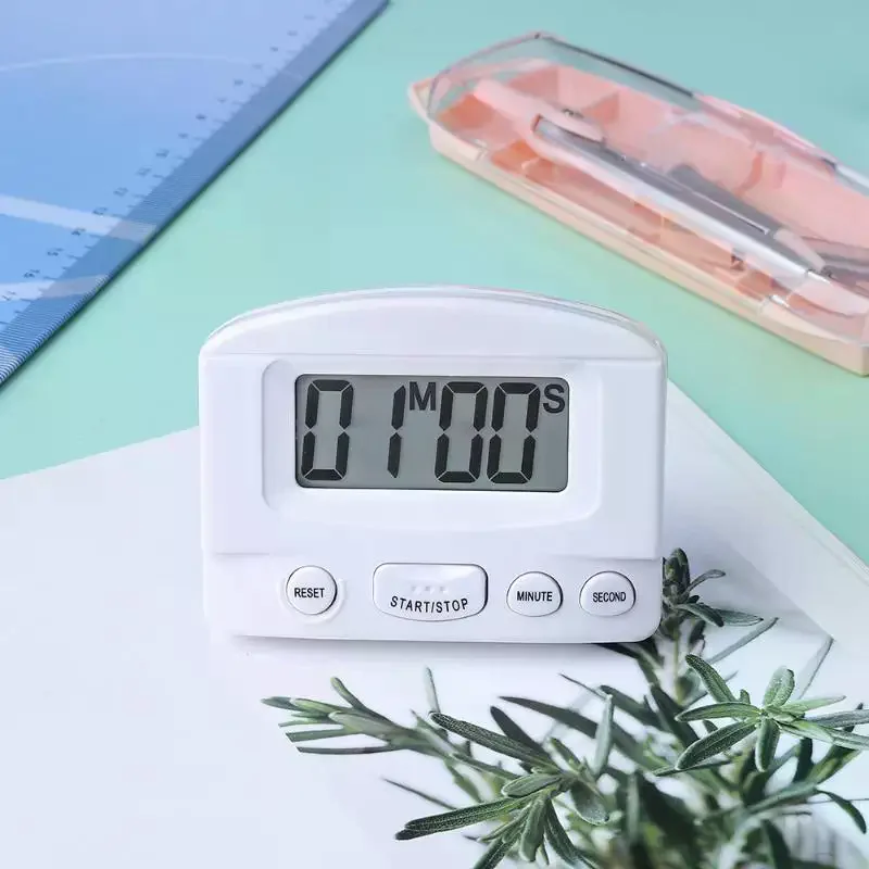 Digital Timer With LCD Display Easy Operation Buttons For Cooking Baking Study Office Fitness Multifunctional