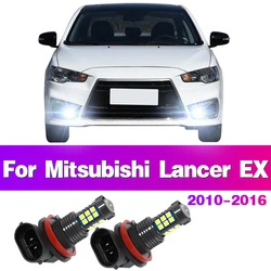 LED Car Front Fog Light Lamps Bulb For Mitsubishi Lancer EX 2010 2011 2012 2013 2014 2015 2016 Auto Accessory